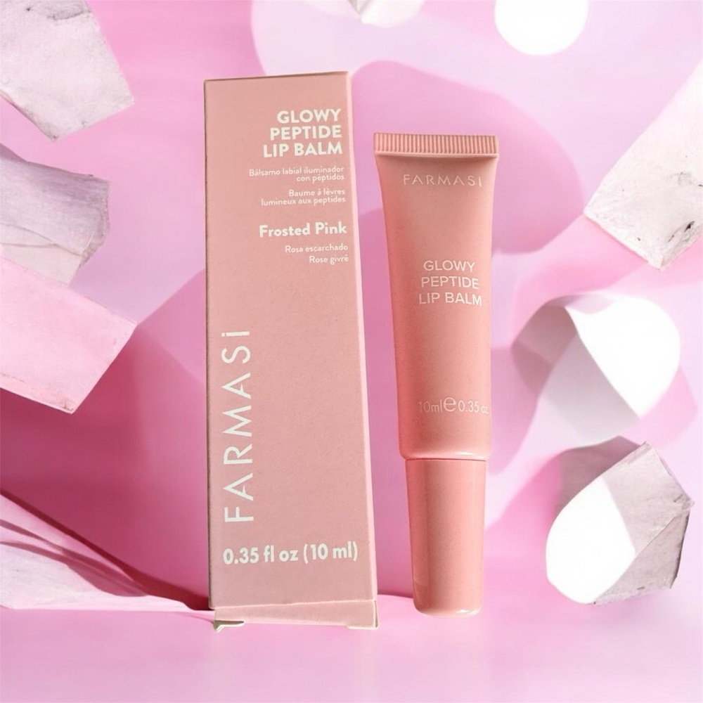 Farmasi Glowy Peptide Lip Balm - Frosted Pink Shade